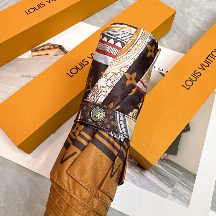 稀少 ルイヴィトン 激安通販 Louis Vuitton 三つ折り日焼け止め傘