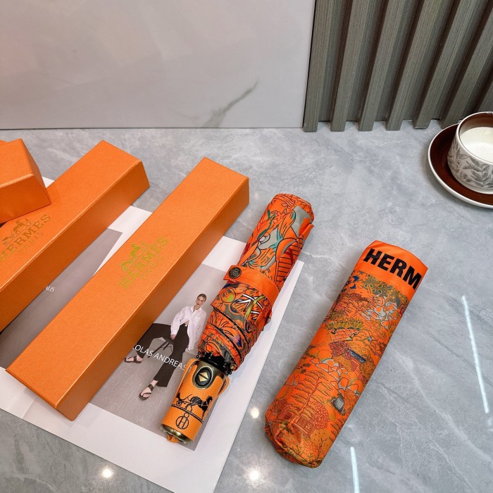 新作 エルメス スーパーコピー Hermes の折り畳み式晴雨傘