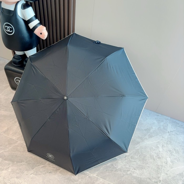【話題商品！】 シャネル 激安偽物 Chanel 三つ折り自動折りたたみ式晴雨傘