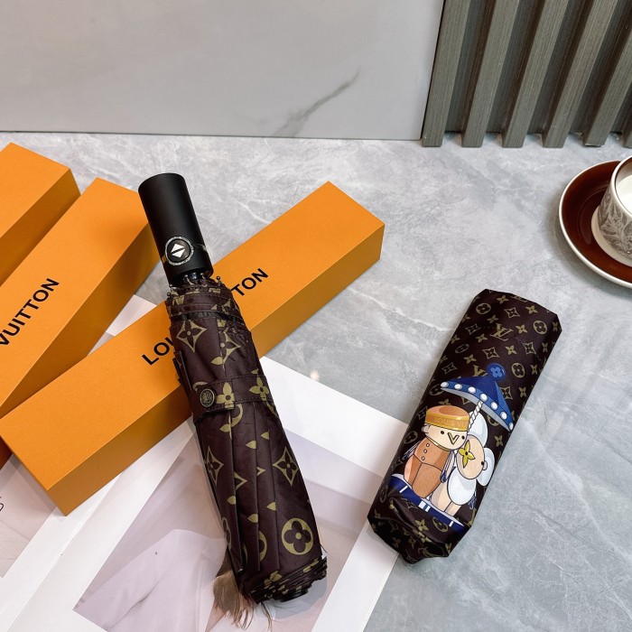 追跡付 ルイヴィトン 激安偽物 Louis Vuitton 三つ折り日焼け止め傘
