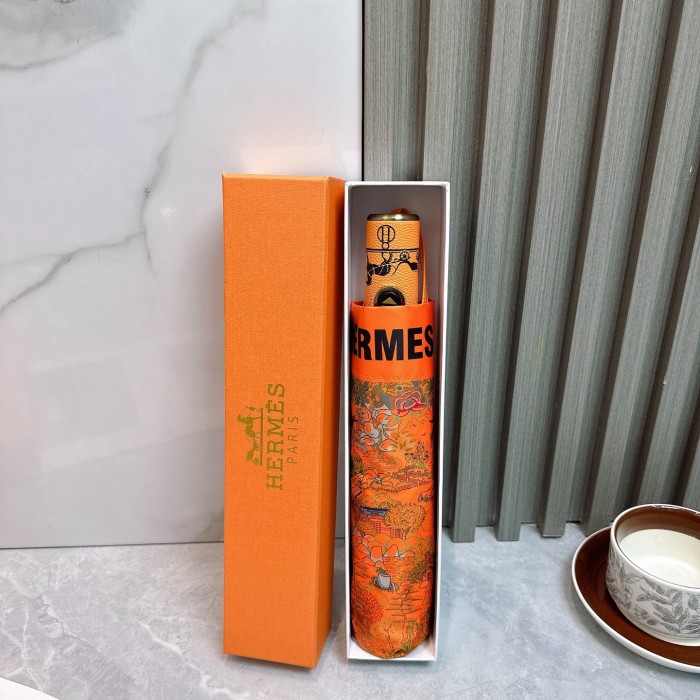 新作 エルメス スーパーコピー Hermes の折り畳み式晴雨傘
