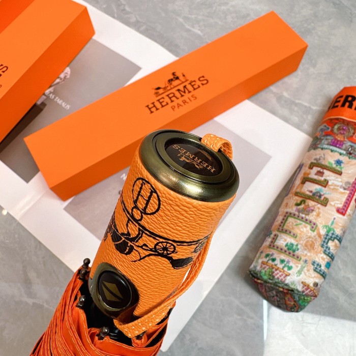 超奇跡の入荷☆ エルメス n級品 Hermes の折り畳み式晴雨傘