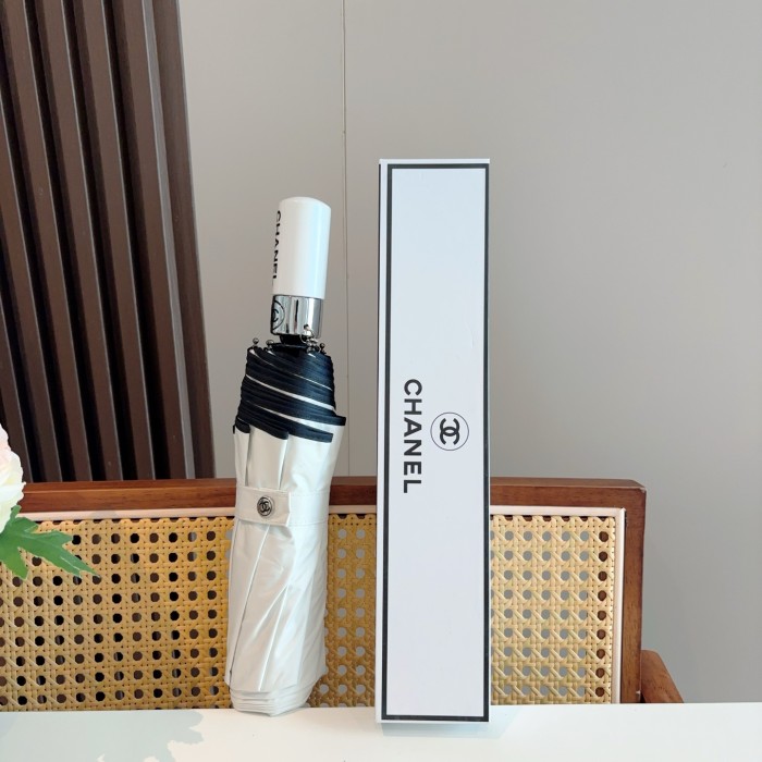 日本未入荷 シャネル n級品 Chanel 三つ折り自動折りたたみ式晴雨傘