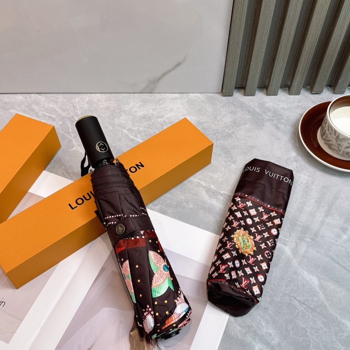 使い勝手良し ルイヴィトン 偽物通販  Louis Vuitton 三つ折り日焼け止め傘