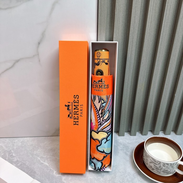 【限定】 エルメス コピーおすすめ Hermes の折り畳み式晴雨傘