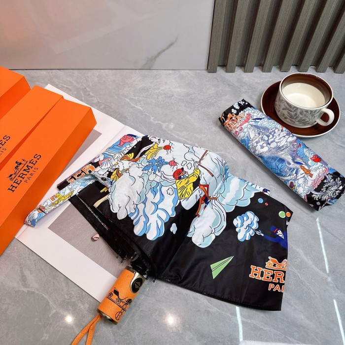 【話題商品！】エルメス 激安通販 Hermes の折り畳み式晴雨傘