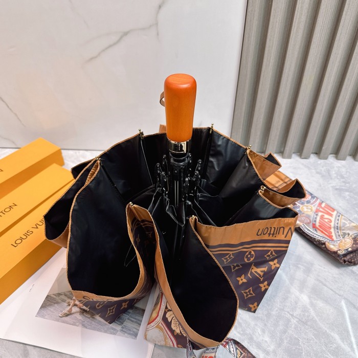 稀少 ルイヴィトン 激安通販 Louis Vuitton 三つ折り日焼け止め傘