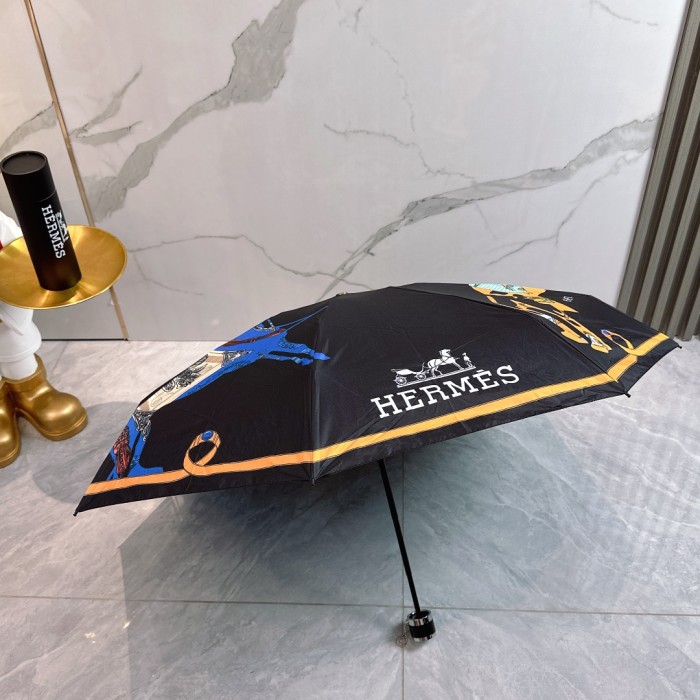 稀少 エルメス n級品 Hermes の折り畳み式晴雨傘
