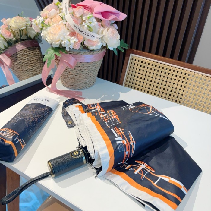 超話題! エルメス コピー Hermes の折り畳み式晴雨傘