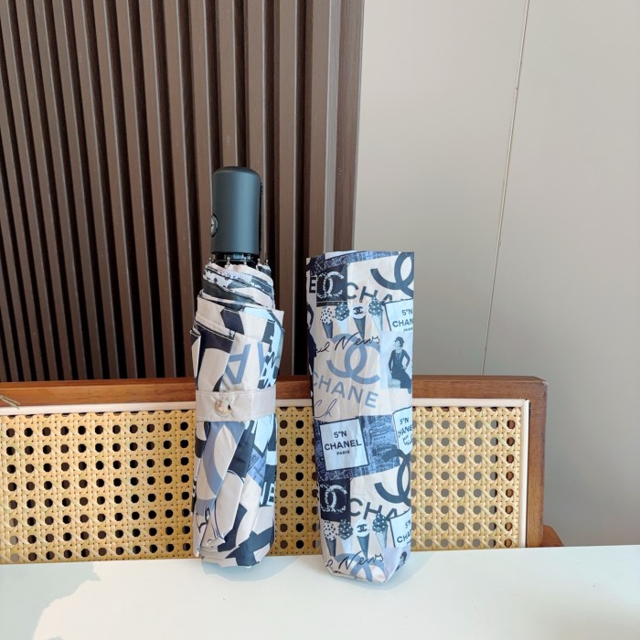 超奇跡の入荷☆ シャネル 偽物通販 Chanel 三つ折り自動折りたたみ式晴雨傘