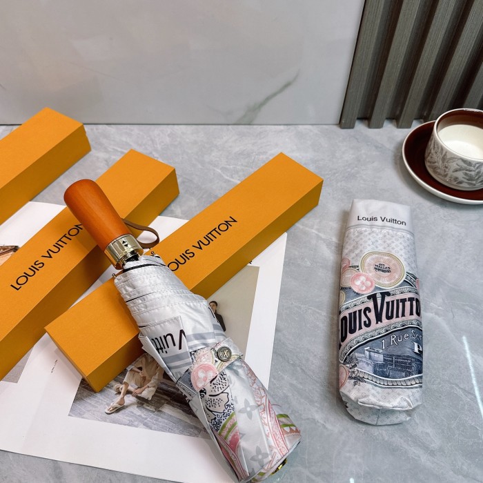 【限定】ルイヴィトン コピー Louis Vuitton 三つ折り日焼け止め傘