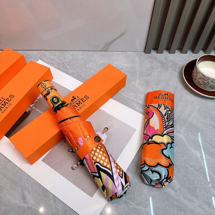 【限定】 エルメス コピーおすすめ Hermes の折り畳み式晴雨傘