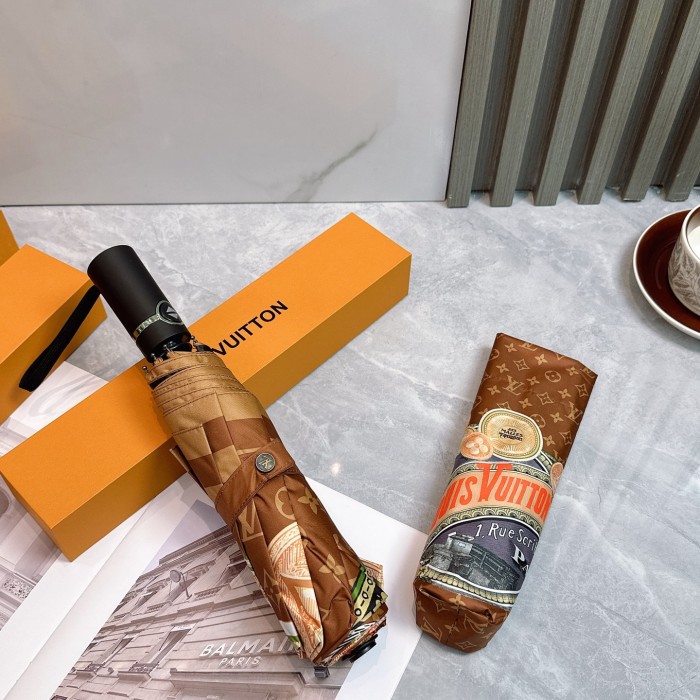 【限定】ルイヴィトン コピー   Louis Vuitton 三つ折り日焼け止め傘
