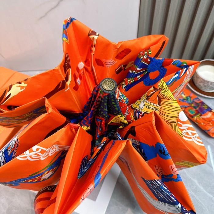 大人気 エルメス n級品 Hermes の折り畳み式晴雨傘