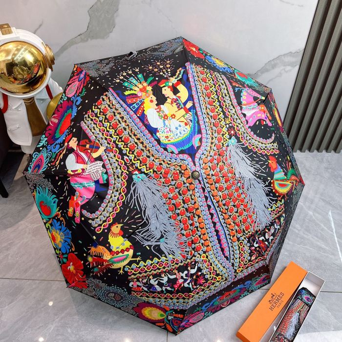 高品質 エルメス コピー Hermes の折り畳み式晴雨傘