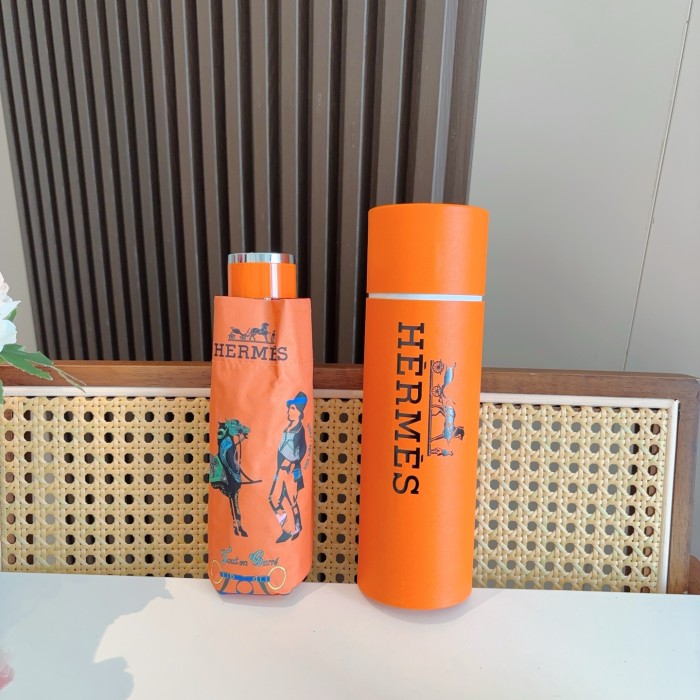 使い勝手良し エルメス n級品 Hermes の折り畳み式晴雨傘