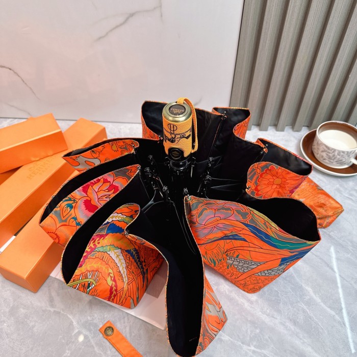 新作 エルメス スーパーコピー Hermes の折り畳み式晴雨傘