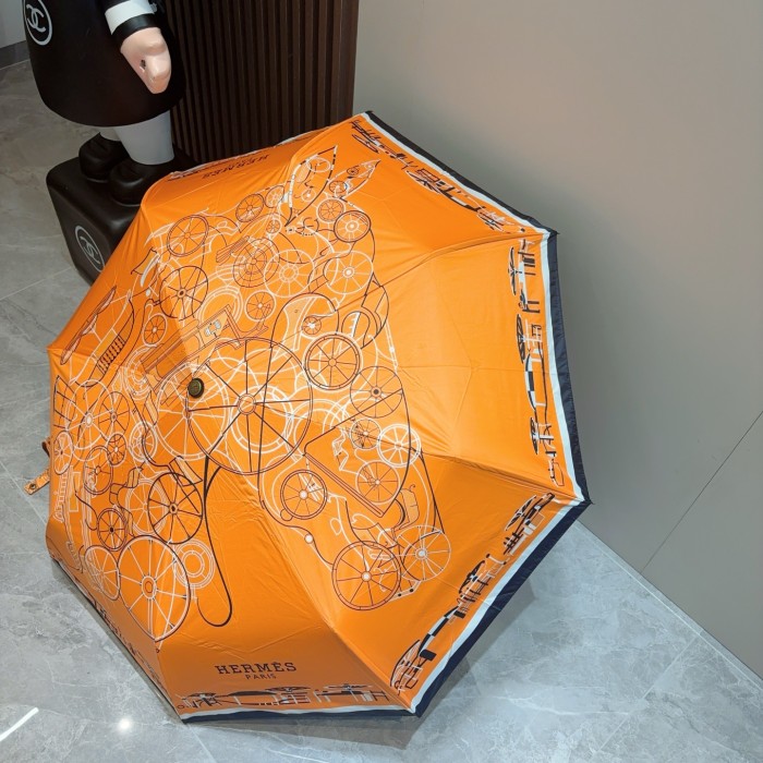一目惚れ♪ エルメス 偽物通販  Hermes の折り畳み式晴雨傘