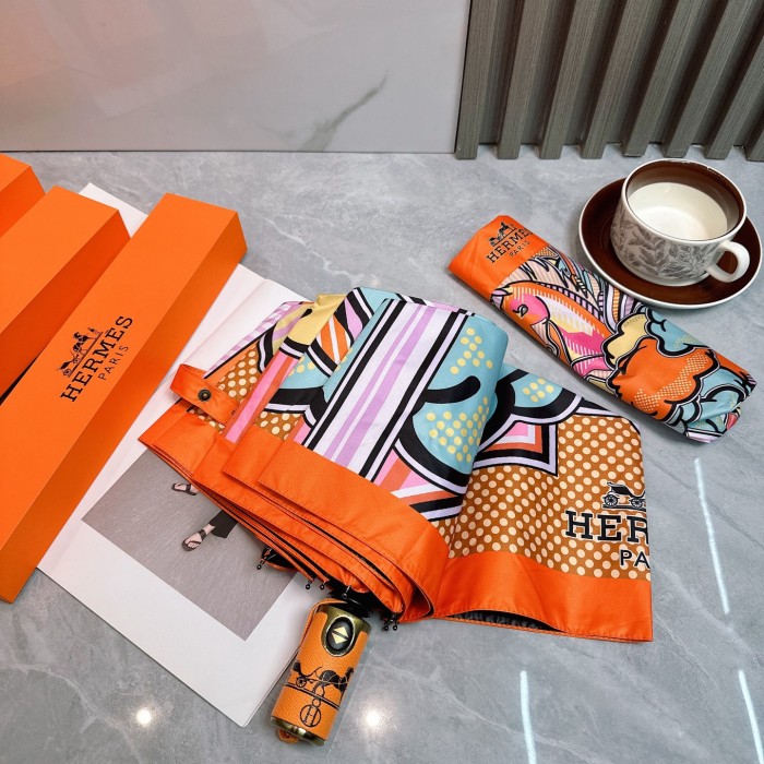 【限定】 エルメス コピーおすすめ Hermes の折り畳み式晴雨傘