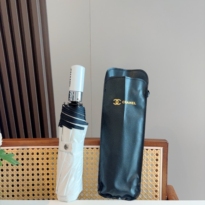 日本未入荷 シャネル n級品 Chanel 三つ折り自動折りたたみ式晴雨傘