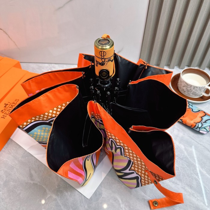 【限定】 エルメス コピーおすすめ Hermes の折り畳み式晴雨傘