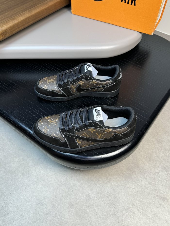 高品質 ルイヴィトン n級品 L.v*X nike連名ローカットカジュアルスニーカー