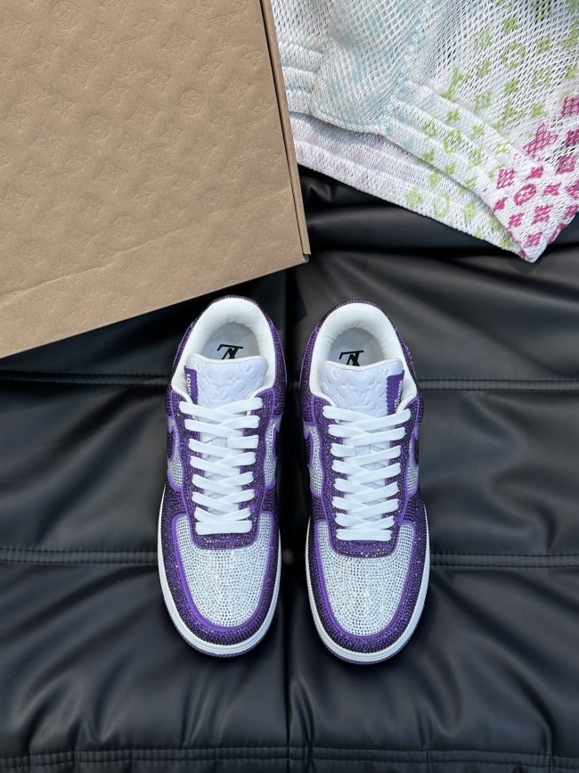 【限定】ルイヴィトン コピー L.v x off-white x Nikeの3者が名ローカットカジュアルスニーカー
