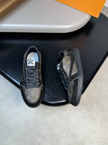 高品質 ルイヴィトン n級品 L.v*X nike連名ローカットカジュアルスニーカー