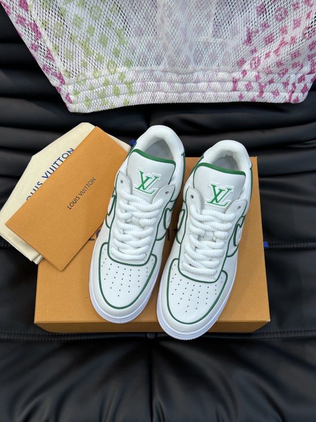 入手困難 ルイヴィトン 激安偽物  L.v X nike連名ローカットカジュアルスニーカー