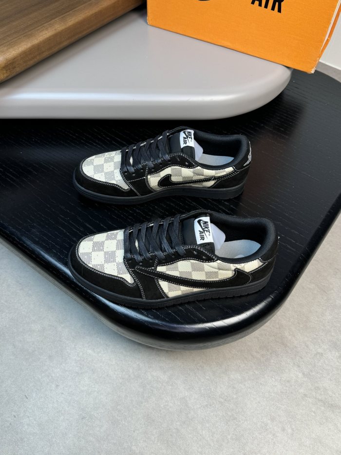 大人気 ルイヴィトン 偽物通販  LvX nike連名ローカットカジュアルスニーカー