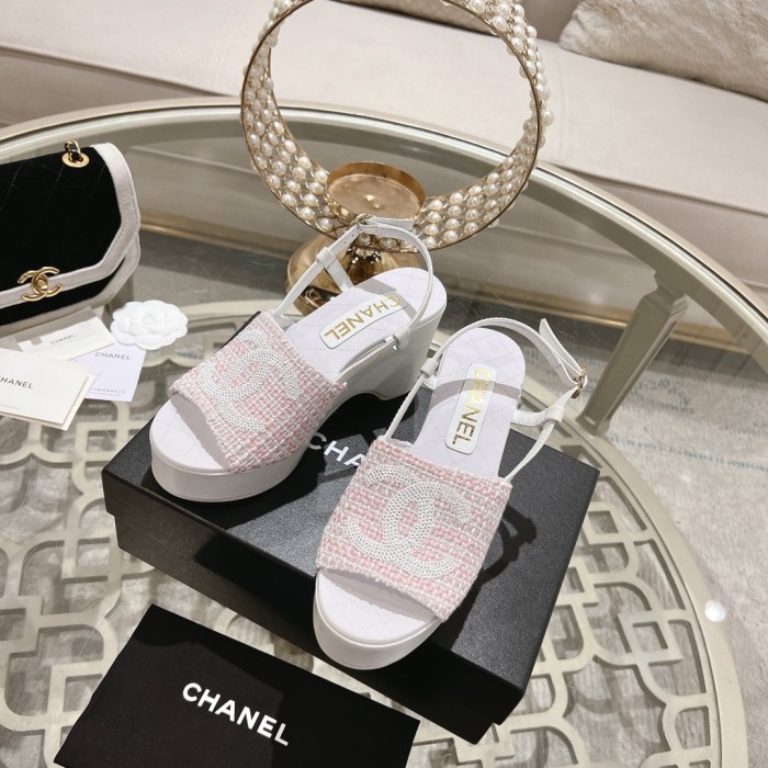 超奇跡の入荷☆ シャネル 激安通販 定番坂と厚底スリッパ