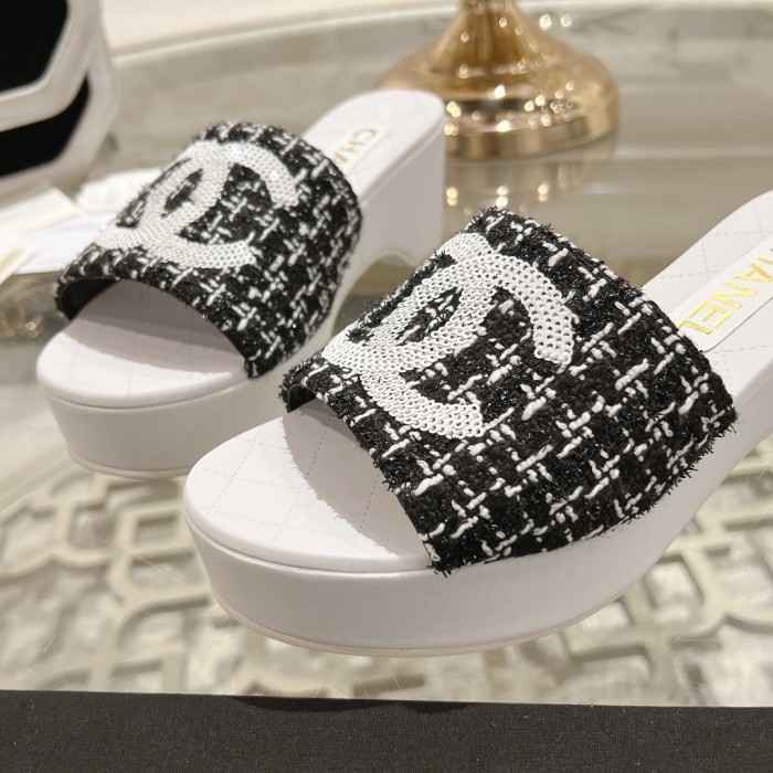 【限定】 シャネル スーパーコピー 定番坂と厚底スリッパ
