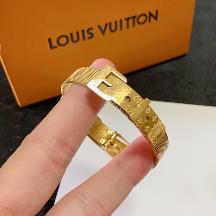 【限定】 ルイヴィトン n級品 LVニュートラルベルトバックルブレスレット