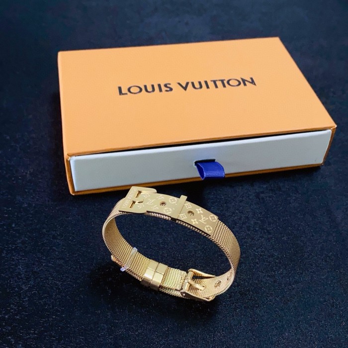 【限定】 ルイヴィトン n級品 LVニュートラルベルトバックルブレスレット