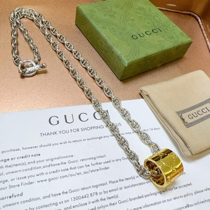 ★超人気 グッチ 偽物通販 のダブルGグッチネックレス