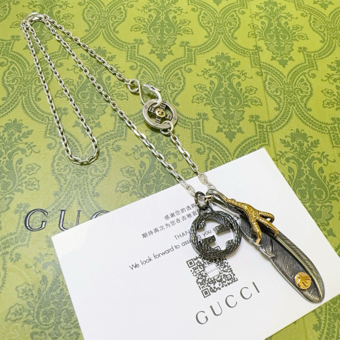 稀少 グッチ コピー のダブルGネックレス