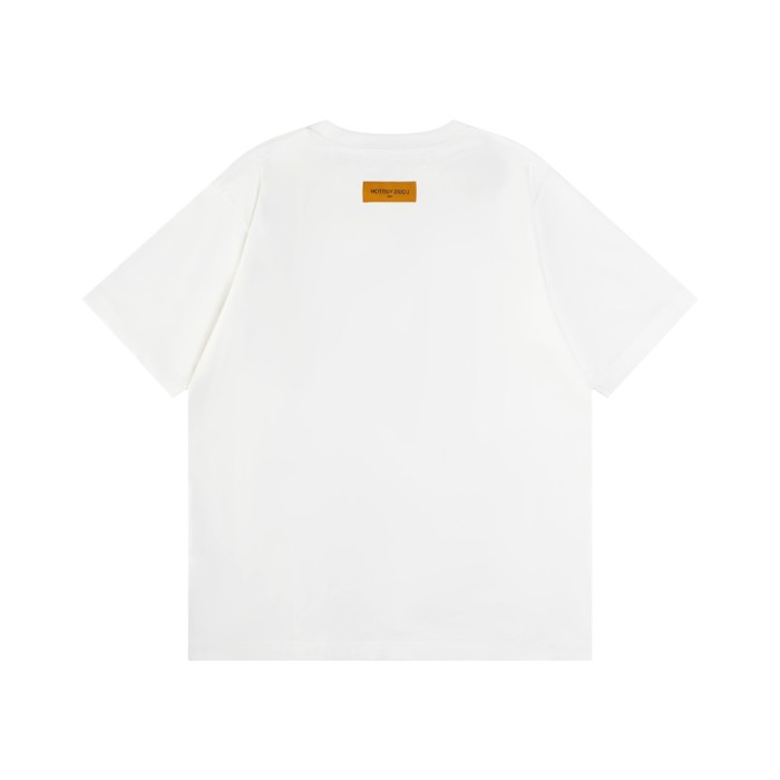 超話題! ルイヴィトン n級品 LV三花柄プリント半袖Tシャツ