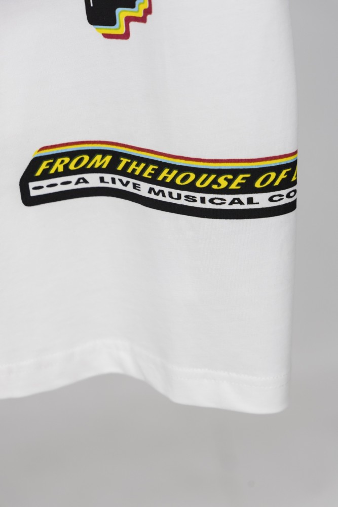 大人気 ルイヴィトン n級品 LVバンドミュージシャンスプレープリント半袖Tシャツ