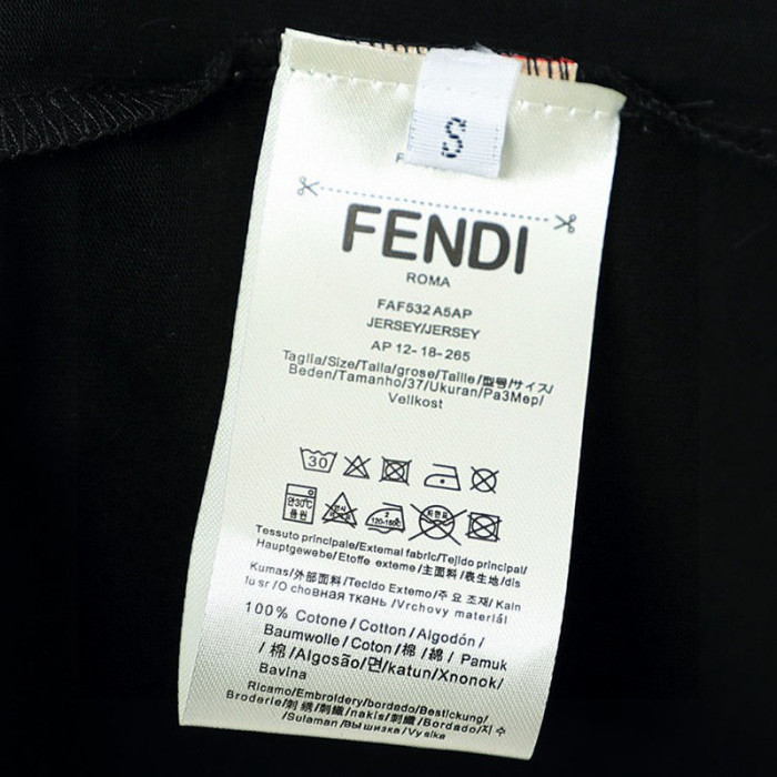累積売上総額第１位！フェンディ コピーおすすめ のカートゥーンプリント綿100枚トレンド半袖Tシャツ