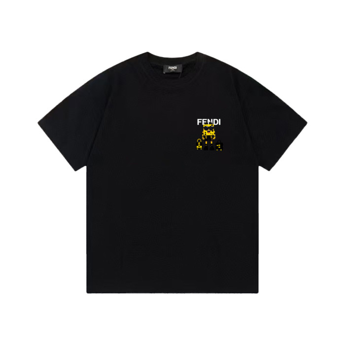 累積売上総額第１位！フェンディ コピーおすすめ のカートゥーンプリント綿100枚トレンド半袖Tシャツ