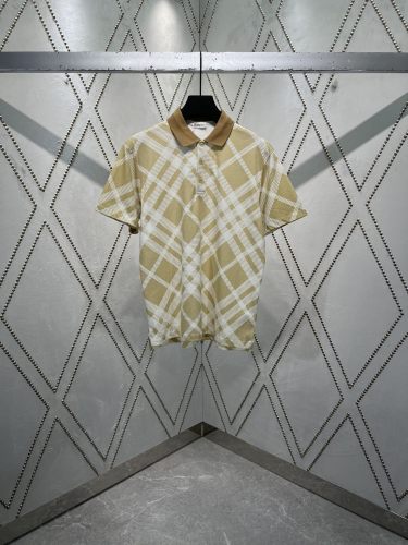超奇跡の入荷☆ バーバリー コピー 25 ssチェック柄ヘッダースリーブ Poloシャツ