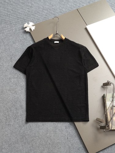 【話題商品！】バーバリー 偽物通販 アルファベット刺繍二重袖背格子貼布の精巧で美しい重工芸Tシャツ