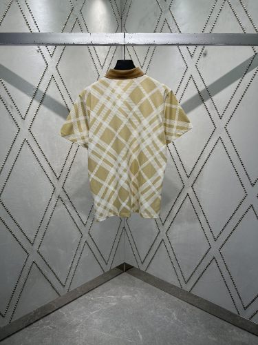 超奇跡の入荷☆ バーバリー コピー 25 ssチェック柄ヘッダースリーブ Poloシャツ