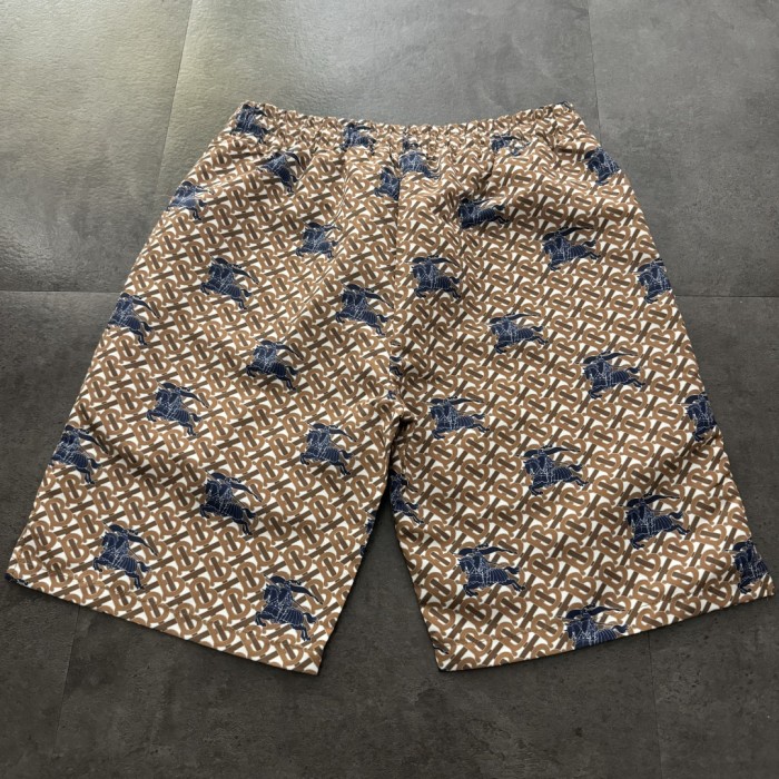 大人気 バーバリー n級品 Burberry老花満印ビーチパンツショートパンツ