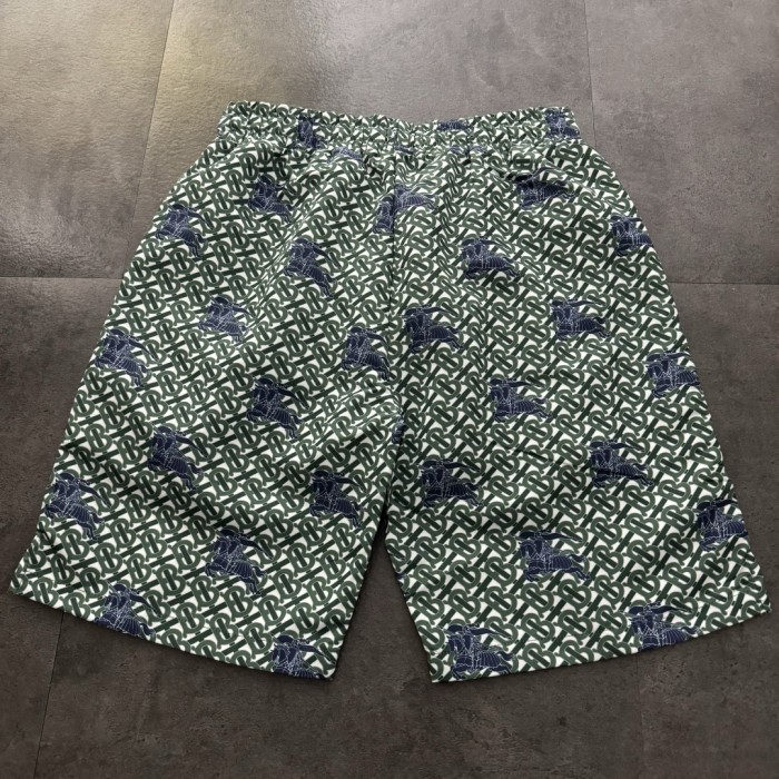★超人気 バーバリー スーパーコピー Burberry老花満印ビーチパンツショートパンツ