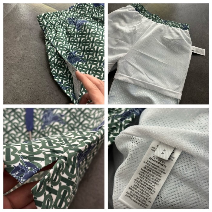 ★超人気 バーバリー スーパーコピー Burberry老花満印ビーチパンツショートパンツ