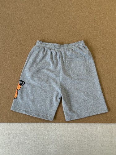 【限定】グッチ コピー Gucci シンプルでカジュアルなファッションにぴったりなサイド子猫プリントグレーパンツ