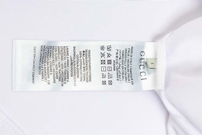 超奇跡の入荷☆ グッチ 激安通販 Gucciのプリント二重紗純綿半袖
