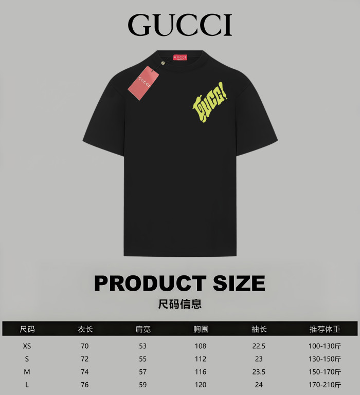 新作 グッチ 偽物通販 Gucciのプリント二重紗純綿半袖