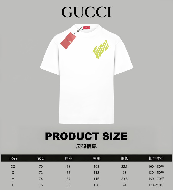 超奇跡の入荷☆ グッチ 激安通販 Gucciのプリント二重紗純綿半袖